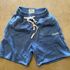 TMLSSFRVR ‘Swirly’ Wide leg Baggy French Terry Shorts